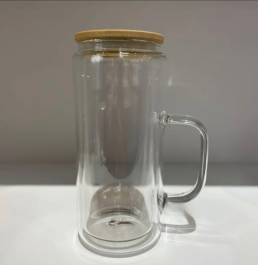 Snow Globe Cup with handle 20 onzas